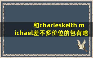 和charleskeith michael差不多价位的包有啥